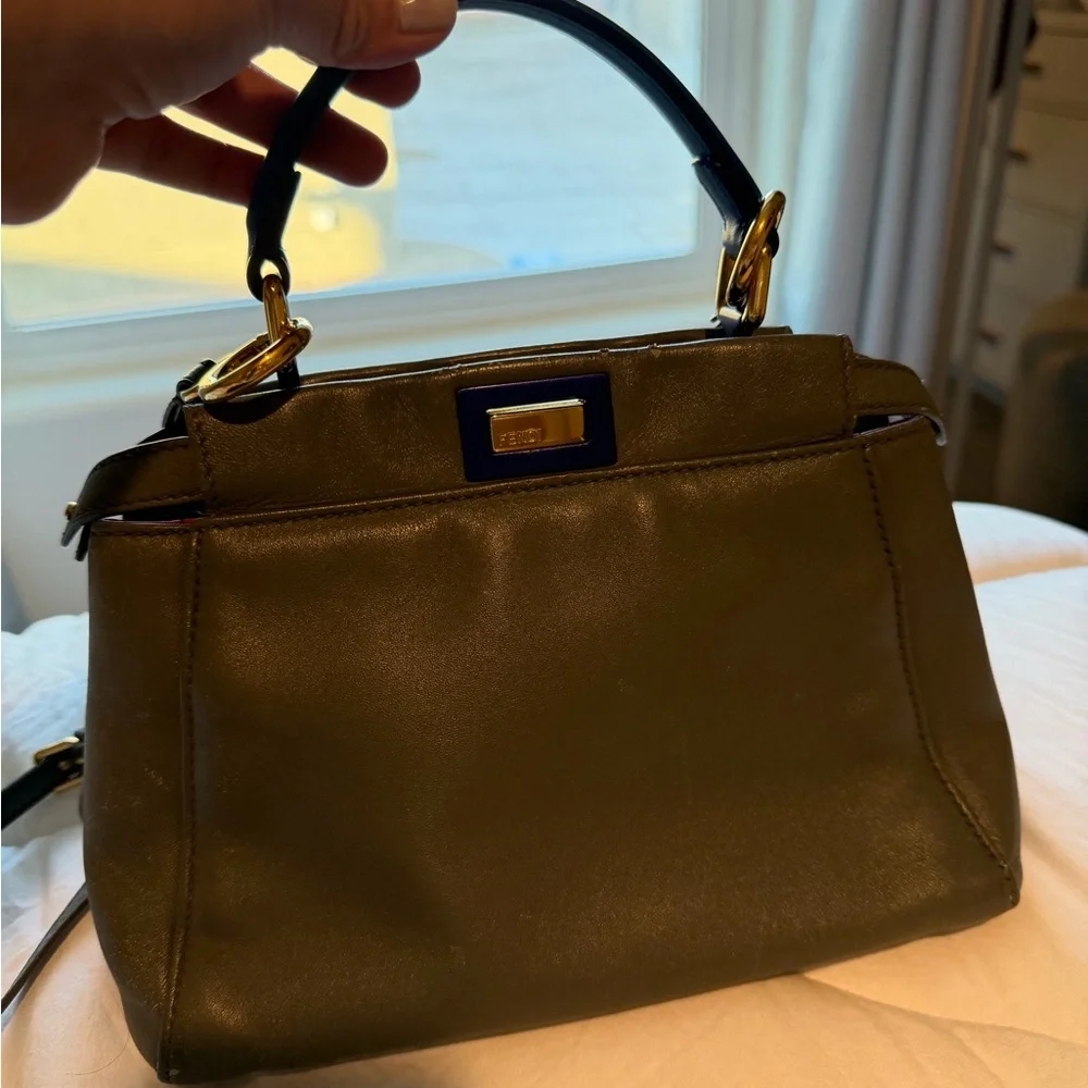 Fendi Leather Mini Peekaboo - Picture 11 of 16